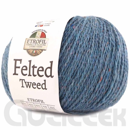 Włóczka Etrofil Felted Tweed 75375 petrol