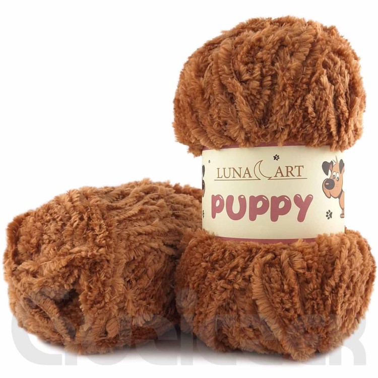 Włóczka Luna Art Puppy 130-19 jasny brąz