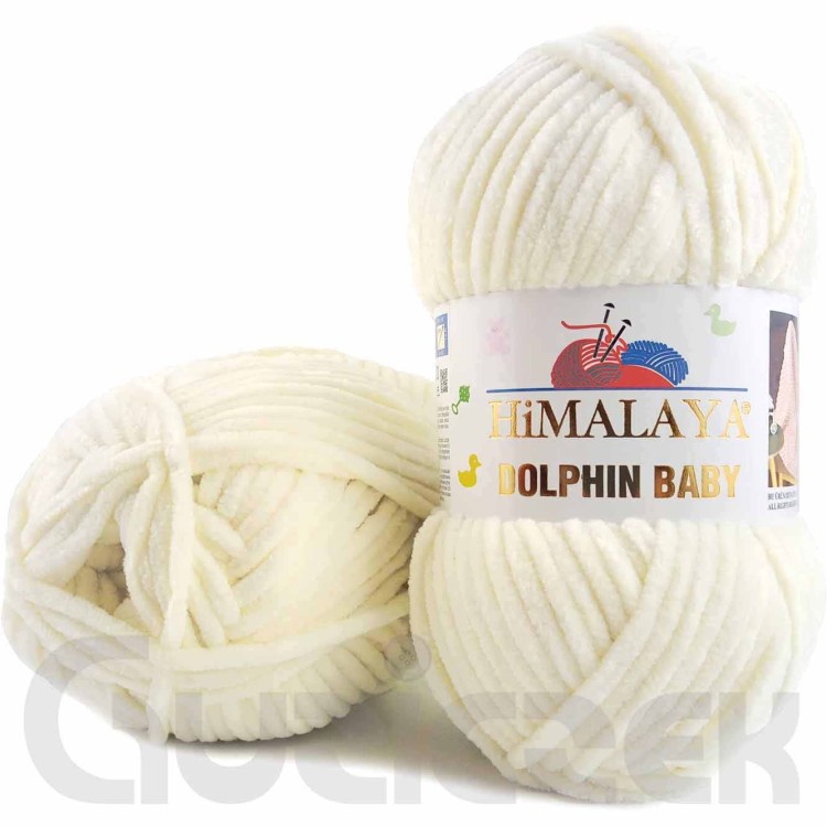 Włóczka Himalaya Dolphin Baby 80308 kremowy