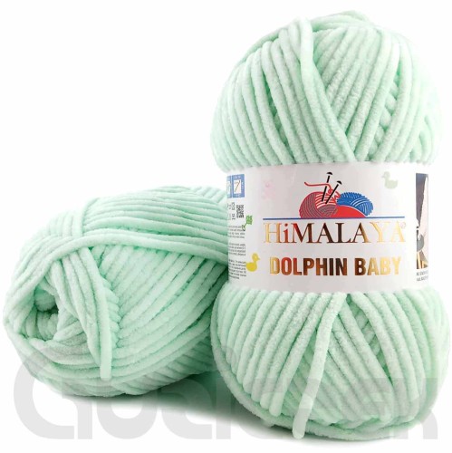 Włóczka Himalaya Dolphin Baby 80307 jasny miętowy