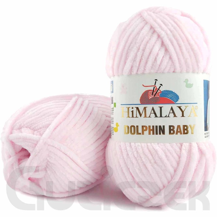 Włóczka Himalaya Dolphin Baby 80303 blady różowy