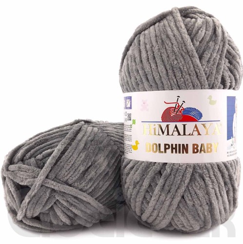 Włóczka Himalaya Dolphin Baby 80320 szary