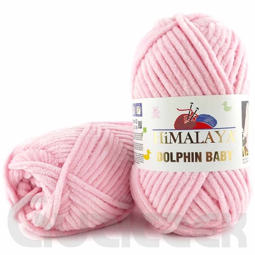 Włóczka Himalaya Dolphin Baby 80319 jasny różowy