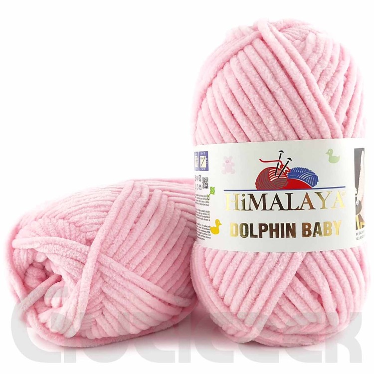 Włóczka Himalaya Dolphin Baby 80319 jasny różowy