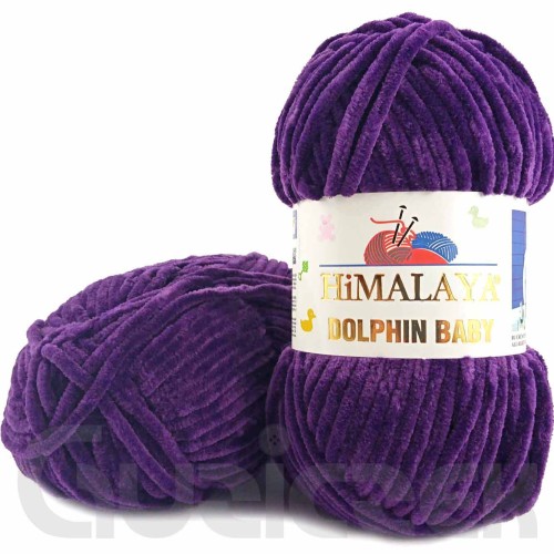Włóczka Himalaya Dolphin Baby 80328 śliwkowy