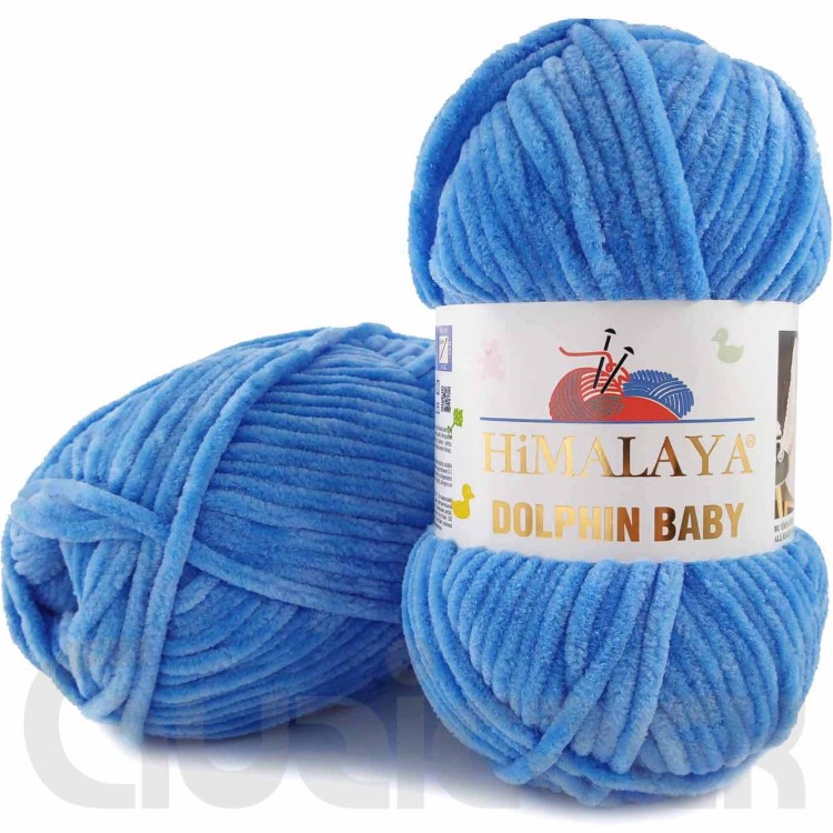 Włóczka Himalaya Dolphin Baby 80327 niebieski