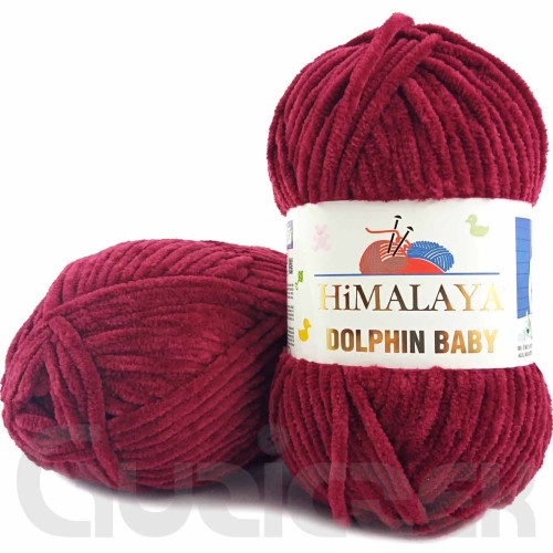 Włóczka Himalaya Dolphin Baby 80322 bordowy