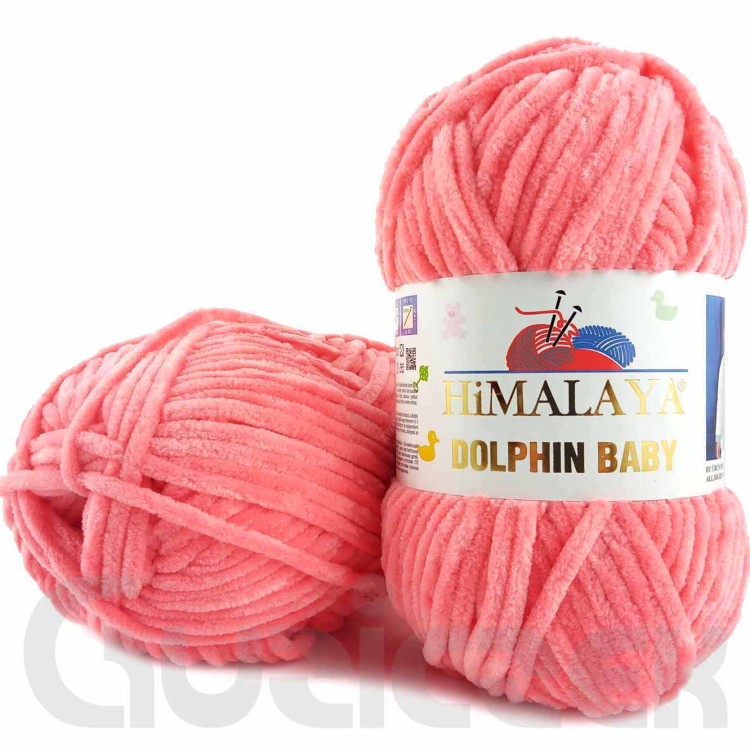 Włóczka Himalaya Dolphin Baby 80332 ciemny łososiowy