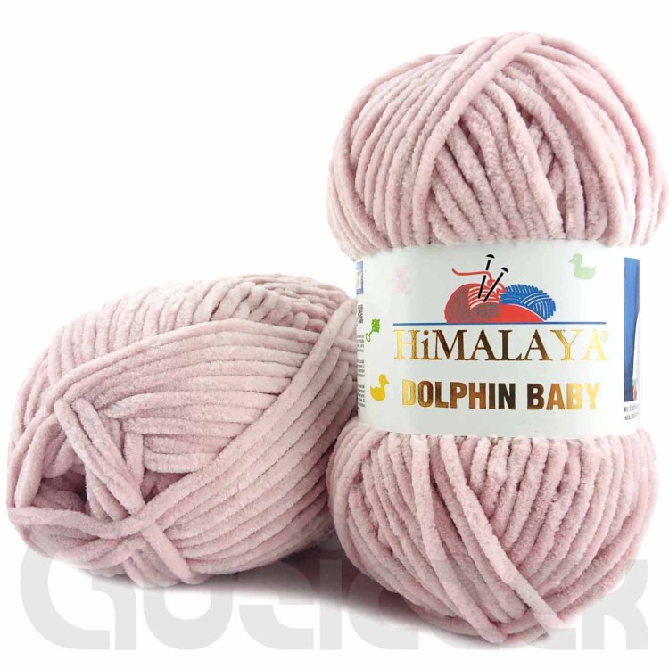 Włóczka Himalaya Dolphin Baby 80349 brudny różowy