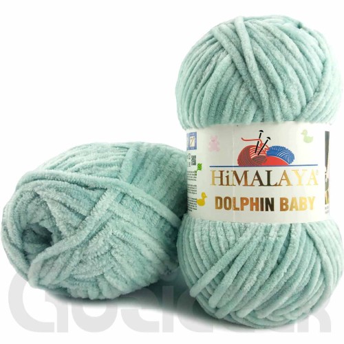 Włóczka Himalaya Dolphin Baby 80347 brudny miętowy