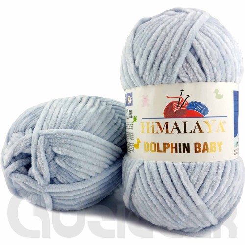 Włóczka Himalaya Dolphin Baby 80344 brudny błękitny
