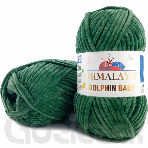 Włóczka Himalaya Dolphin Baby 80360 zgniła zieleń