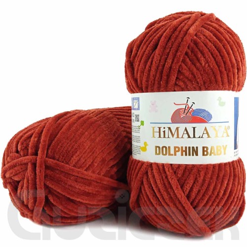 Włóczka Himalaya Dolphin Baby 80370 ceglany