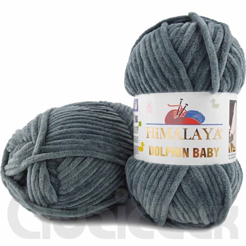 Włóczka Himalaya Dolphin Baby 80369 stalowy