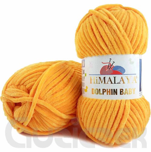 Włóczka Himalaya Dolphin Baby 80368 słonecznikowy