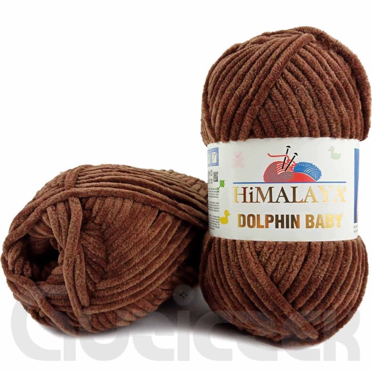 Włóczka Himalaya Dolphin Baby 80366 brązowy