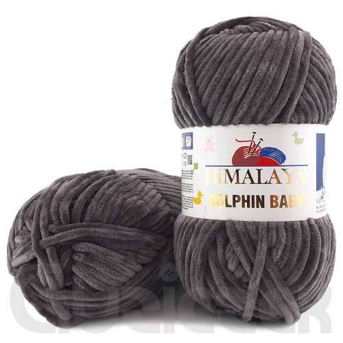 Włóczka Himalaya Dolphin Baby 80382 grafitowy