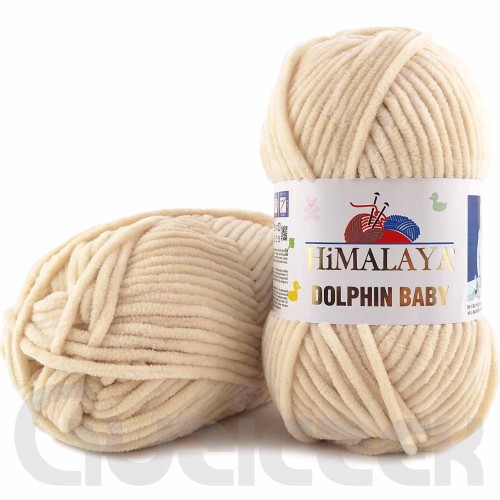 Włóczka Himalaya Dolphin Baby 80379 jasny ciepły beżowy