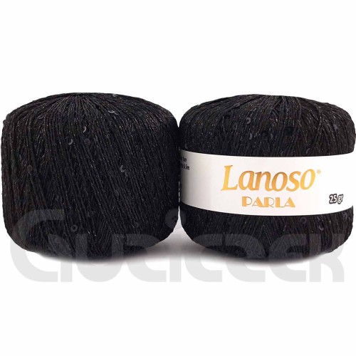 Włóczka Lanoso Parla 6060 czarny