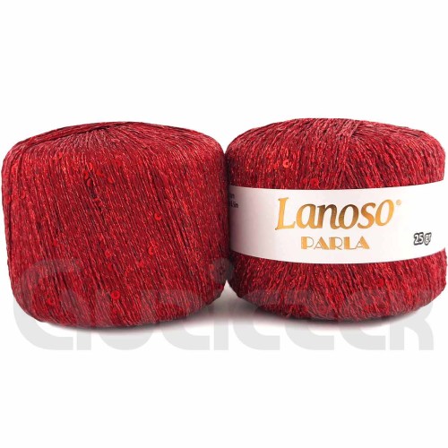 Włóczka Lanoso Parla 5656 czerwony