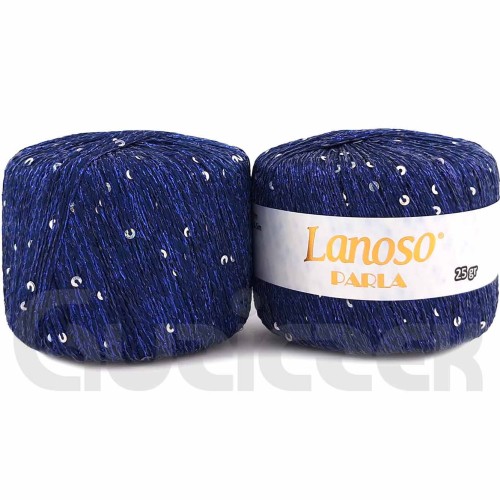 Włóczka Lanoso Parla 5451 niebieski