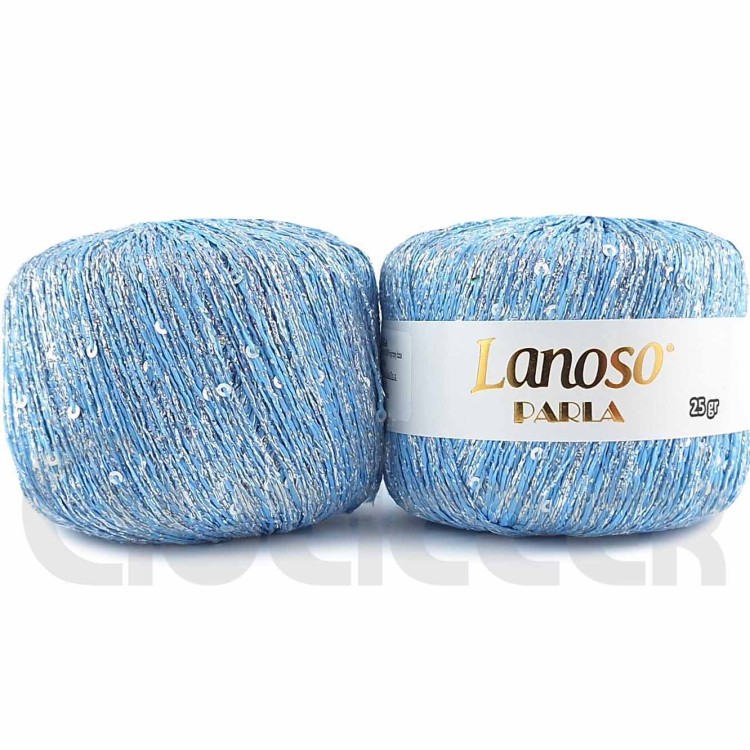 Włóczka Lanoso Parla 4051 błekitny