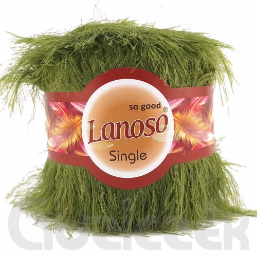Włóczka Lanoso Single 912 zielony