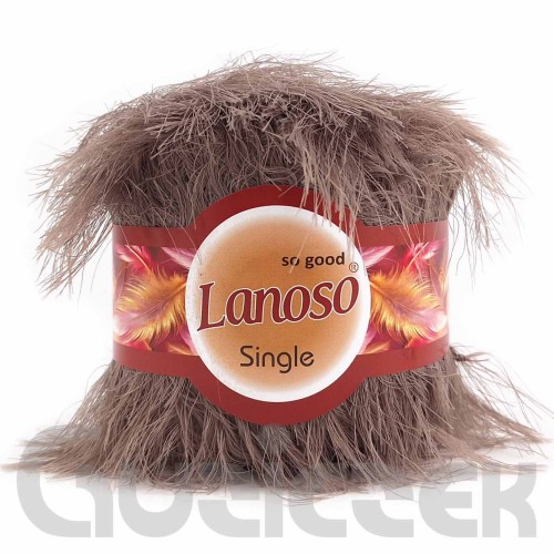 Włóczka Lanoso Single 909 mokka