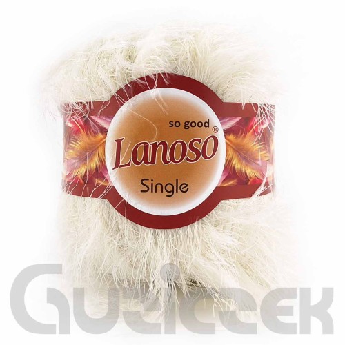 Włóczka Lanoso Single 901 ecru