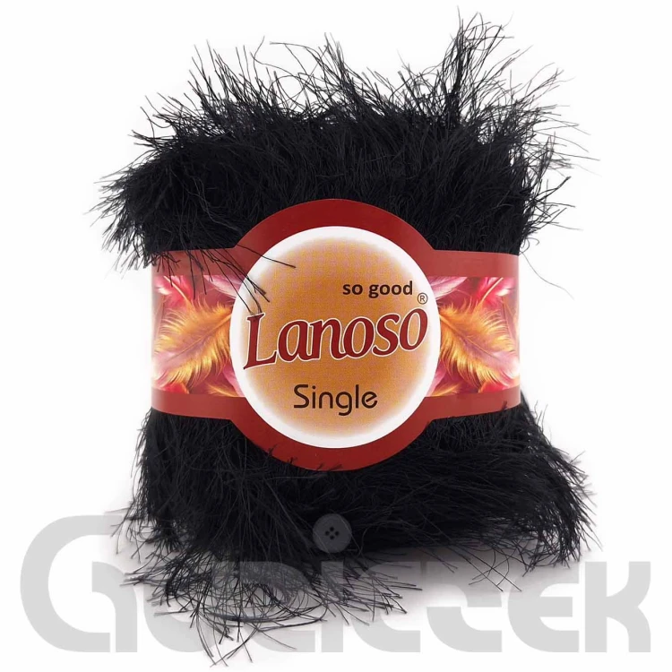 Włóczka Lanoso Single 960 czarny
