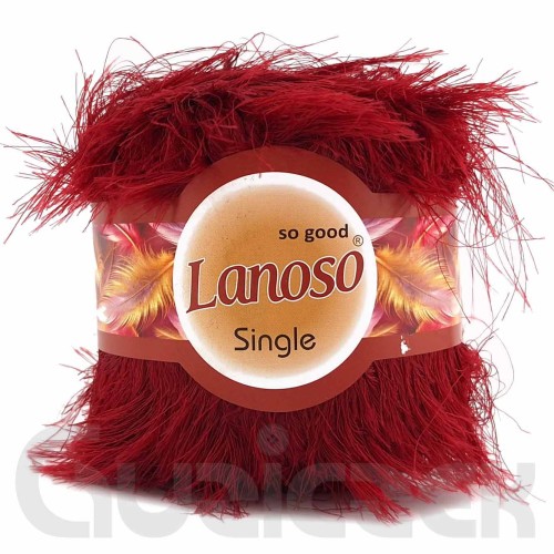 Włóczka Lanoso Single 957 bordowy