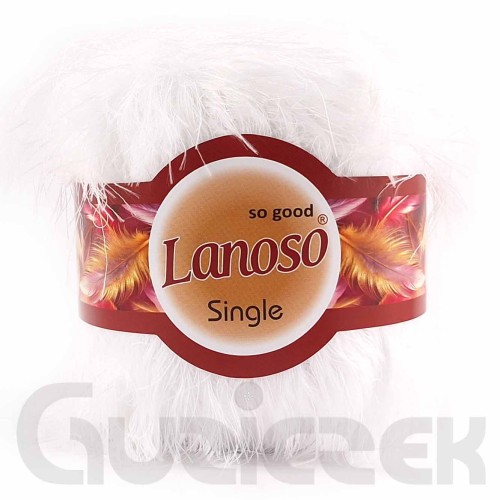 Włóczka Lanoso Single 955 biały