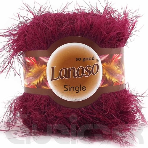 Włóczka Lanoso Single 978 burgundowy