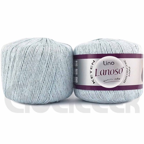 Włóczka Lanoso Lino 981 miętowy