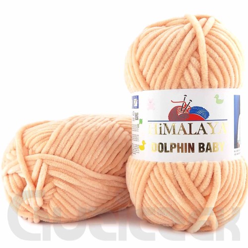 Włóczka Himalaya Dolphin Baby 80384 ciemna brzoskwinia
