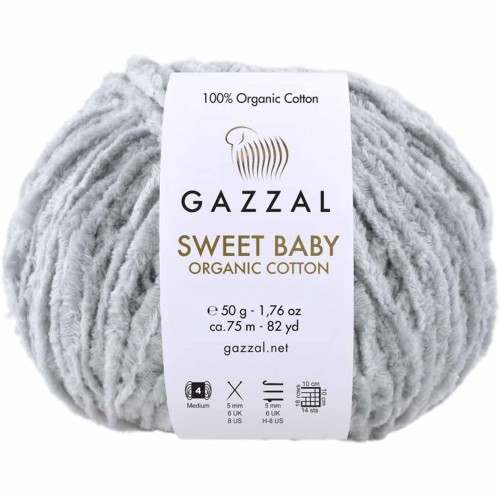 Włóczka Gazzal Sweet Baby 2602 popielaty