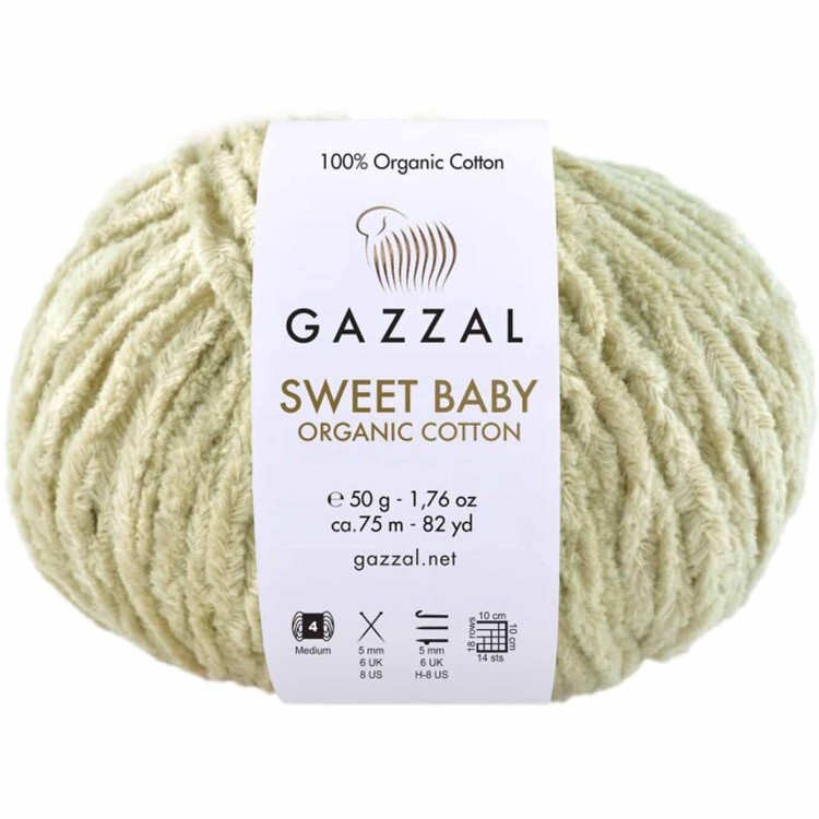 Włóczka Gazzal Sweet Baby 2605 pistacjowy