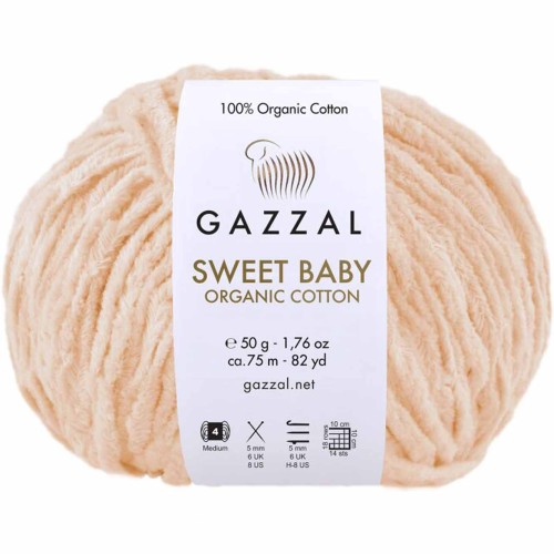 Włóczka Gazzal Sweet Baby 2611 morelowy