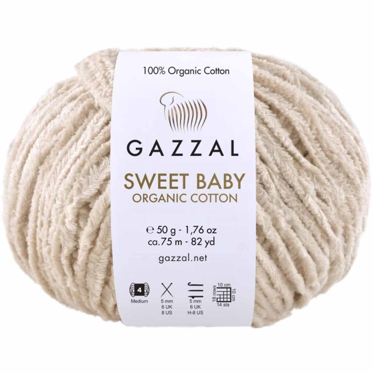 Włóczka Gazzal Sweet Baby 2612 beżowy