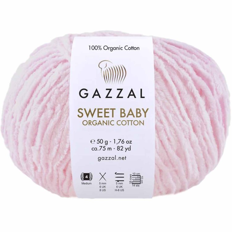 Włóczka Gazzal Sweet Baby 2613 jasny róż