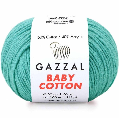 Włóczka Gazzal Baby Cotton 3426 szmaragdowy