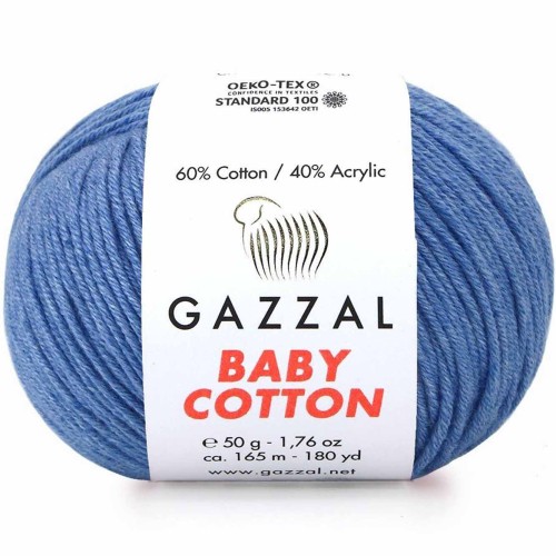 Włóczka Gazzal Baby Cotton 3431 dżinsowy