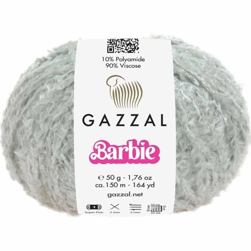 Włóczka Gazzal Barbie 10701 popielaty