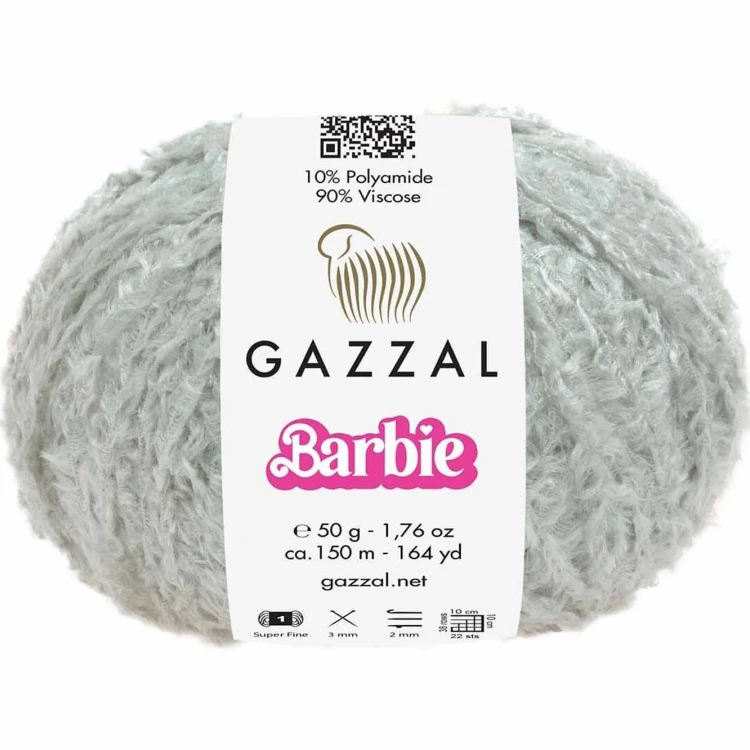 Włóczka Gazzal Barbie 10701 popielaty