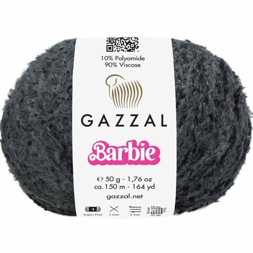 Włóczka Gazzal Barbie 10703 grafitowy