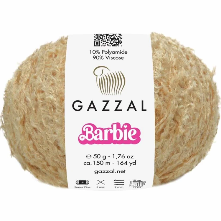 Włóczka Gazzal Barbie 10705 beżowy