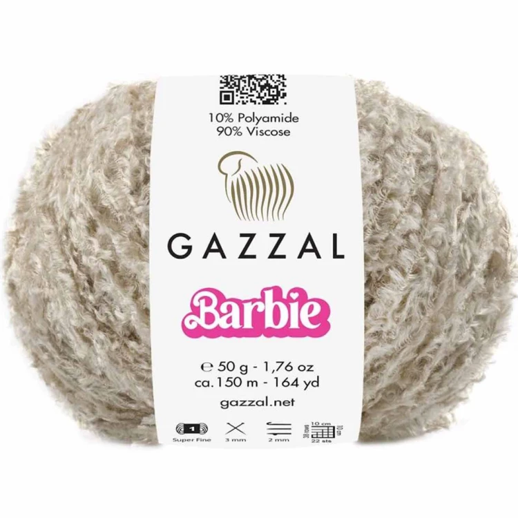 Włóczka Gazzal Barbie 10706 lniany