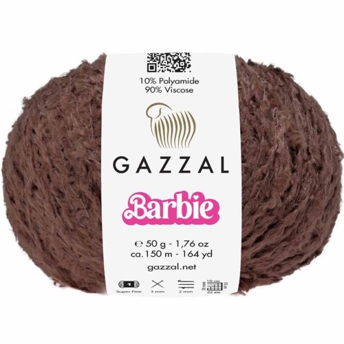 Włóczka Gazzal Barbie 10707 jasny brązowy