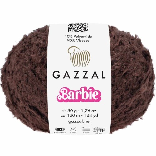 Włóczka Gazzal Barbie 10708 brązowy