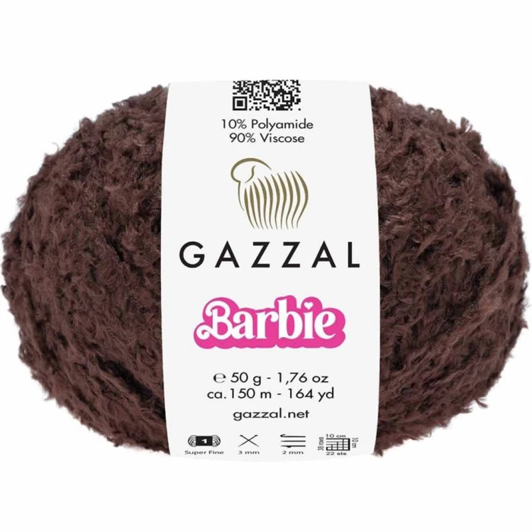 Włóczka Gazzal Barbie 10708 brązowy